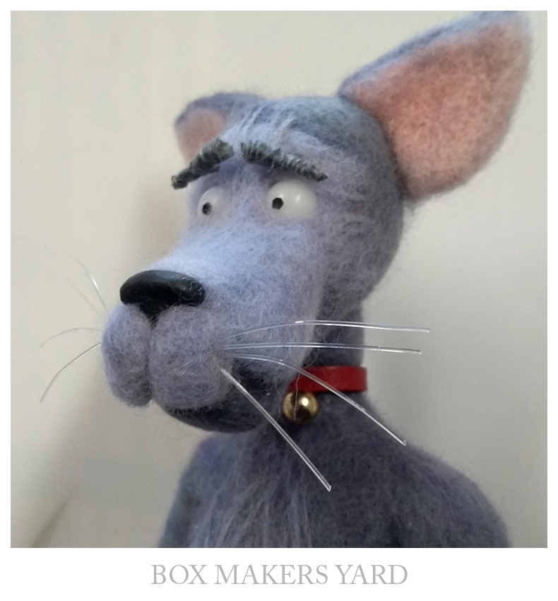 Stop motion cat puppet: Box Makers Yard
