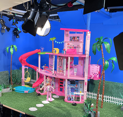 Barbie Dream House stop motion set